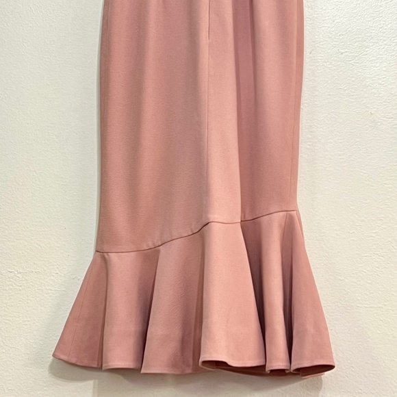 Dress the Population Monica Tea Length Trumpet Dress - Picture 8 of 11